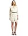 Twelfth St. By Cynthia Vincent Women's Eyelet Shirt Dress With Belt, Cream, Small