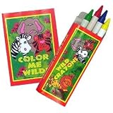 Zoo-Jungle Animal Coloring Sets (12 Sets)