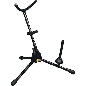 Hamilton Alto Tenor sax Stand, Black, includes Flute Clarinet peg by 