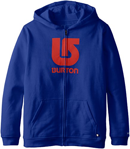 BURTON Boys Logo Vertical Full Zip Hoodie
