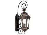 IMAGE OF Kenroy Home 16313AP Estate 3-Light Medium Wall Lantern, Antique Patina