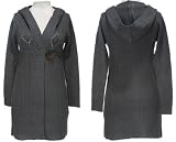 DEREK HEART Pointelle Stitch Sweater Jacket