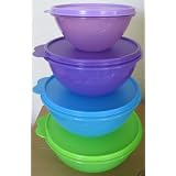 Tupperware Wonderlier Mixing Bowls 4 Pc Set