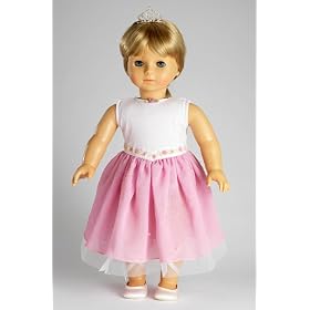 Pink Ballerina Dress and Slippers ~ Fits 18 American Girl Dolls by Girlfriends Collection Carpatina Dolls