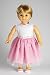 Pink Ballerina Doll Dance Dress and Ballet Slippers ~ New, Fits 18" Dolls like American Girl ~ Holiday Sale