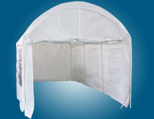 Quictent 10' x 20' Portable Carport Party Tent Garden Gazebo Garage White