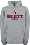 Ohio State Buckeyes Youth Grey Tackle Twill Hooded Sweatshirt
