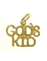 Alcoholics Anonymous Narcotics Anonymous Gold "Gods Kid" Pendant