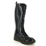 Dr.Martens 1B60 20-Eye Black Patent Smooth Womens Boots