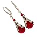 HisJewelsCreations Baroque Crystal Vintage Inspired Earrings made with Crystals from Swarovski