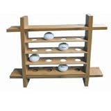Pro Golf Bamboo 16 Golf Ball Display Rack