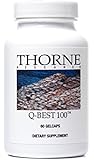 Thorne Research - Q-Best 100 - Exclusive Crystal-Free CoQ10 Supplement for Optimal Absorption - 60 Gelcaps