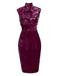 Floral Print Fitted Ruched Slit Velvet Turtleneck Bodycon Dress/Evening Dress/Bridesmaid Dress/Wedding Dress 