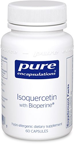 Pure Encapsulations - Isoquercetin w/Bioperine - Hypoallergenic Supplement Supports Cardiovascular Health and Immune Cell Function* - 60 Capsules Pure Encapsulations - Isoquercetin w/Bioperine - Hypoallergenic Supplement Supports Cardiovascular Health and Immune Cell Function* - 60 Capsules