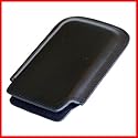 Schwarze Etui/Tasche für iPhone 1G/3G mit samtartiger Innenfütterung zum Schutz des Handys