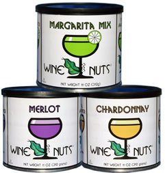 Wine Nuts Trio Tower Gift Set by The Peanut Roaster