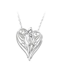 Granddaughter Guardian Angel Diamond Pendant Necklace by The Bradford Exchange