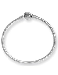 Artisan Snake Bracelet in Silver for 4mm Charms