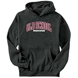 Old School Rowing Sports Mens Hoodie (Dark Silver, Sizes X-Small - XXX-Large) Old School Rowing Sports Mens Hoodie (Dark Silver, Sizes X-Small - XXX-Large)