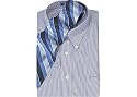 IZOD Long Sleeve Striped Pinpoint Dress Shirt
