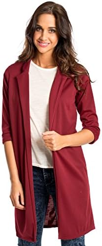 IKRUSH Xenia Jersey Coat Size 12 WINE