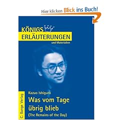 K�nigs Erl�uterungen und Materialien, Bd.453, Was vom Tage �brig blieb