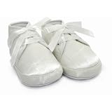 Baby Unisex Christening Shoes in Cream (Special Occasions) (Size 3: 12-18 months)