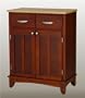 Buffet with Open Hutch - Cherry/ Natural