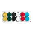 Magna Visual High Energy Extra-Strong Magnets, 0.75-Inch Diameter, Assorted Colors, 12 per Pack (HEM-12)