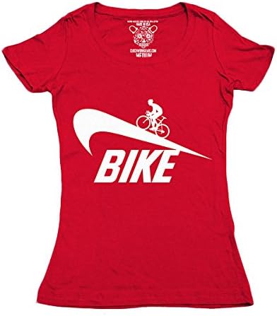 Clockwork Gears for Women's Bike Cycling T-Shirt, Red, X-Large