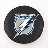 Tampa Bay Lightning Black Tire Cover, Large