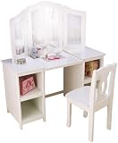 KidKraft 13018 - Luxus-Frisiertisch mit Stuhl