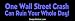 One Wall Street Crash Can Ruin Your Whole Day 2008 - Political Bumper Stickers (Large 14x4 inches)
