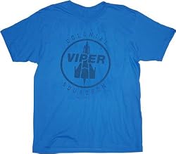 Battlestar Galactica Colonial Squadron Viper Blue T-shirt Tee