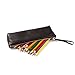 Pencil Pouch - Full Grain Leather - Black Onyx (black)