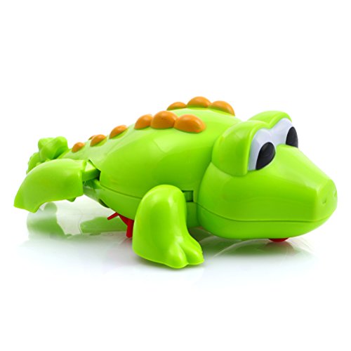 Playtoy Swimming Crocodile Floating Bathtub Bath Toy for Kids, Baby