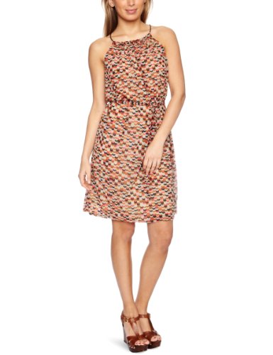 ESPRIT Collection Damen Kleid (knielang), All over Druck D23651, Gr. 34 (XS), Mehrfarbig ( Preisvergleich