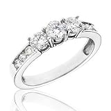 41Rfdt3CWmL. SL160  Three Stone Diamond Ring 1ctw