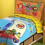 WONDER PETS 4PC TODDLER CRIB COMFORTER SHEET BEDDING SET