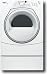 Kitchen & Housewares : Whirlpool WGD8300SW Duet Sport 27" Gas Dryer w/6.7 cu. ft. Capacity (White)