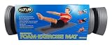 Altus Athletic Gray 15mm thick Foam Exercise Mat with Carry Strap (24-Inch X 72-Inch)
