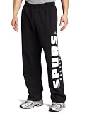 NBA Men's San Antonio Spurs Reloaded Fleece Pant (Black, Medium)