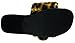 Beverly Rock Woman's New Plush Animal Print Leopard or Zebra Slide Fabric Slippers with Stylish Pom Pom's