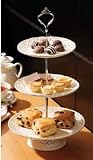 Vintage Cream Design 3 Tier Cake Stand / Display Holder