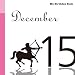 12月15日 My Birthday Book