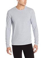 MPG Sport Men's Tasmin Long Sleeve Striped Running Tee