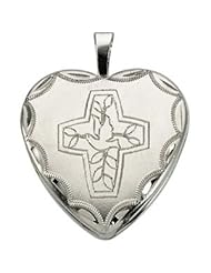 Genuine IceCarats Designer Jewelry Gift 14K Yellow Gold Cross With Dove Locket. 16.25X15.75 Mm Cross With Dove Locket Cross With Dove Locket In 14K Yellow Gold