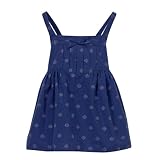 Genuine Kids from OshKosh Navy Toddler Girls Jacquard Dot Bib Tank - 2T