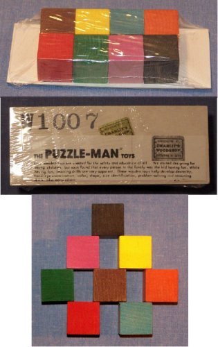 41Rfni0EPKL Wooden Educational Stack Toy   Small Set of Baby Blocks (8)