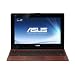 Asus EeePC X101 25,7 cm (10,1 Zoll) Netbook (Intel Atom N435, 1,3GHz, 1GB RAM, 8GB SSD, Intel GMA 3150, Intel MeeGo) rot